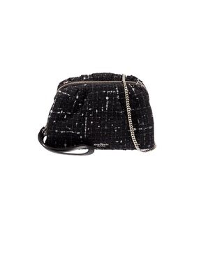 New Kate Spade Wool Shoulder Bag Wristlet with Leather Handle